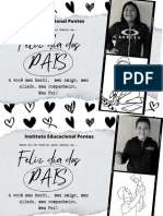 Black and White Scrapbook For Stepdad Personal Father's Day E-Card