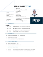 Curriculum Vitae Diana Terbaru