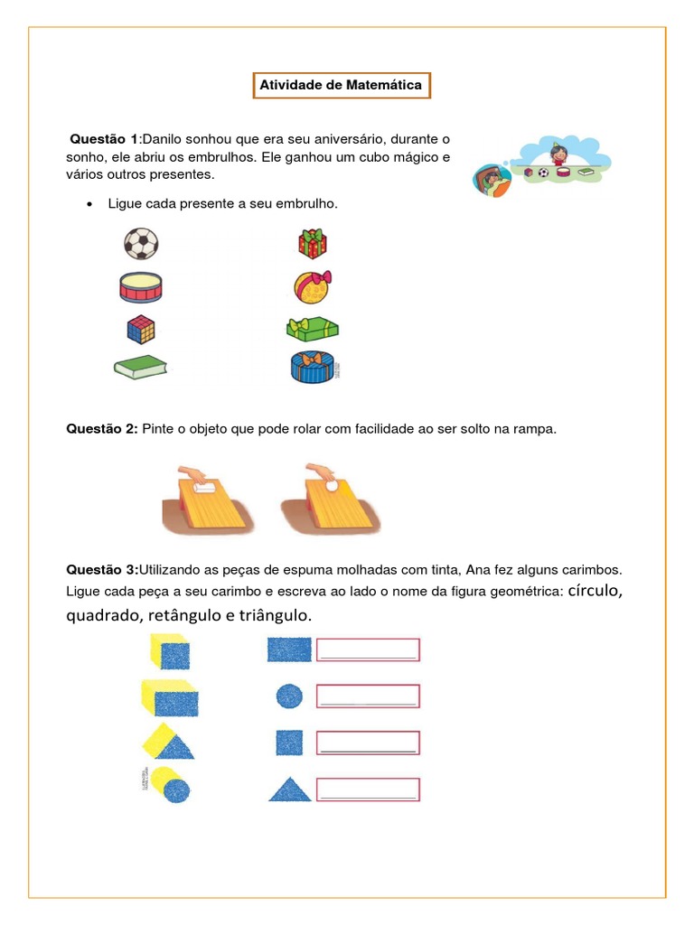 Criar sequências: uma atividade de matemática para crianças - Tempojunto