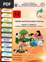 Media and Information Literacy: Department of Education