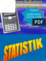 Penggunaan Kalkulator Caso MS 570