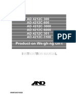Production Weighing Unit: AD-4212C-300 AD-4212C-600 AD-4212C-3000 AD-4212C-6000 AD-4212C-301 AD-4212C-3100
