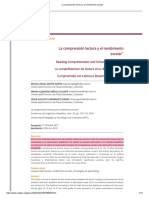 García, M., Arévalo, M & Hernandez, C. (2018) - La Comprensión Lectora y El Rendimiento Escolar.