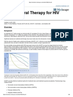 Antiretroviral Therapy For HIV Infection: Background