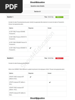 RDBMS and HTML Mock Test 1546944945554