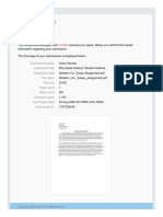 Receipt - Western Civ. Essay Assignment PDF