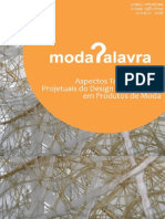 MODA PALAVRA Aspectos tecnológicos e projectuais do design de superfície em produtos de moda