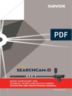 Savox Searchcam 3000 Technical Search and Rescue Camera: Operation and Maintenance Manual