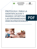 Protocolo para La Identificacion y Manejo Oportuno de Las Enfermedades Inmunoprevenibles (1384)