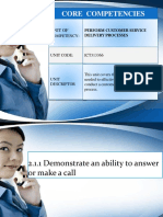 2.1.1 Demonstrate An Ability To Answer or Make A Call