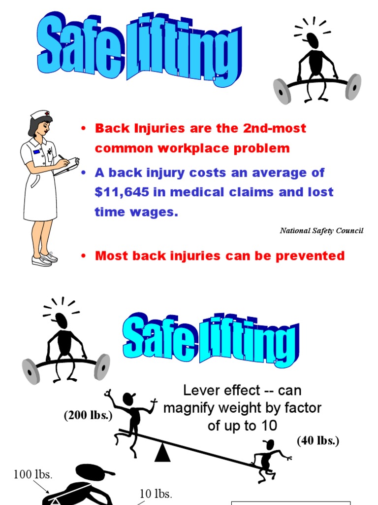 Preventing Back Injuries Through Proper Lifting Techniques PDF