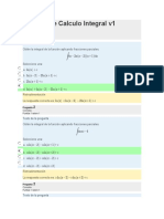 Calculo Integral v1 Cuestionario, Examen 1 - Uveg