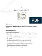 30. Introducción a La Genética Molecular Autor Universidad Central de Venezuela (UCV)