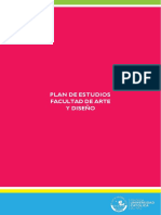 Plan de Estudios Arte