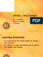Ahimsa Non-Violence JG