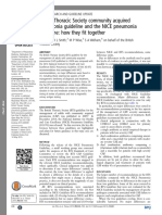 British Thoracic Society CAP Guideline and The NICE Pneumonia Guideline How They Fit Together 2015