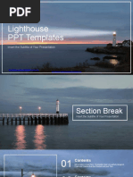 Free Lighthouse PPT Templates: Insert The Subtitle of Your Presentation