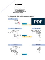 Tarea de Ecuaciones Lineales