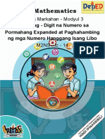 Grade 2 - Q1 - Week 3 - Tatluhang Digit Na Numero Sa Pormahang Expanded at Paghahambing NG Mga Numero Hanggang 1 000 - Norzagaray East District