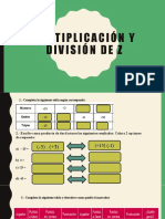 ENTREGABLE N°7 - Multiplicación y División de Enteros - 1