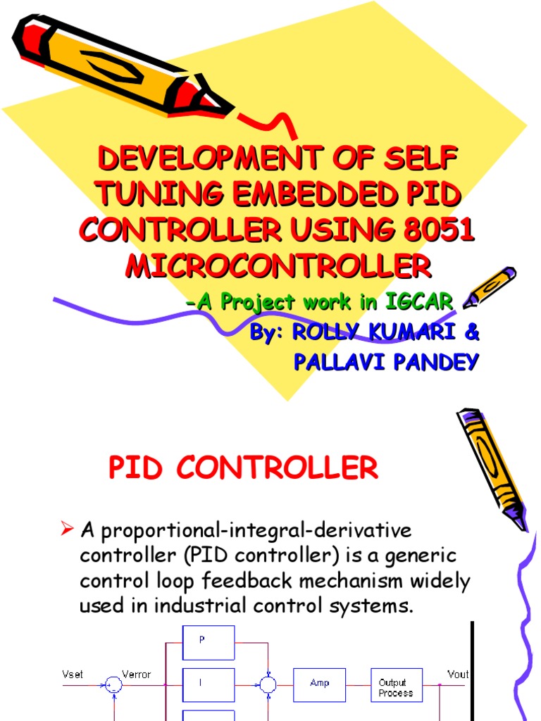 Self-Tuning PID Controller with 8051 | PDF
