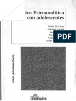 VV.AA. Clínica psicoanalítica con adolescentes