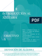 Clase 8 Introducción Al Álgebra