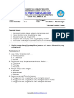 Soal PH Kelas 3 Tema 7 Subtema 1