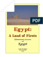 Egypt A Land of Firsts