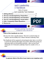 Outreach Leadership Team Handbook: A Toolkit for Evangelism