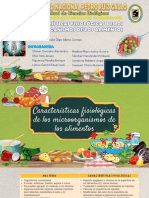 Características Fisiológicas de Los Microorganismos de Los Alimentos - GRUPO IV