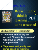 6-7 Revisiting Learning Competencies Deped-Assessment TRNG May 24 2017 (AM Sessions 1 and 2)