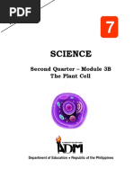 Science: Second Quarter - Module 3B The Plant Cell