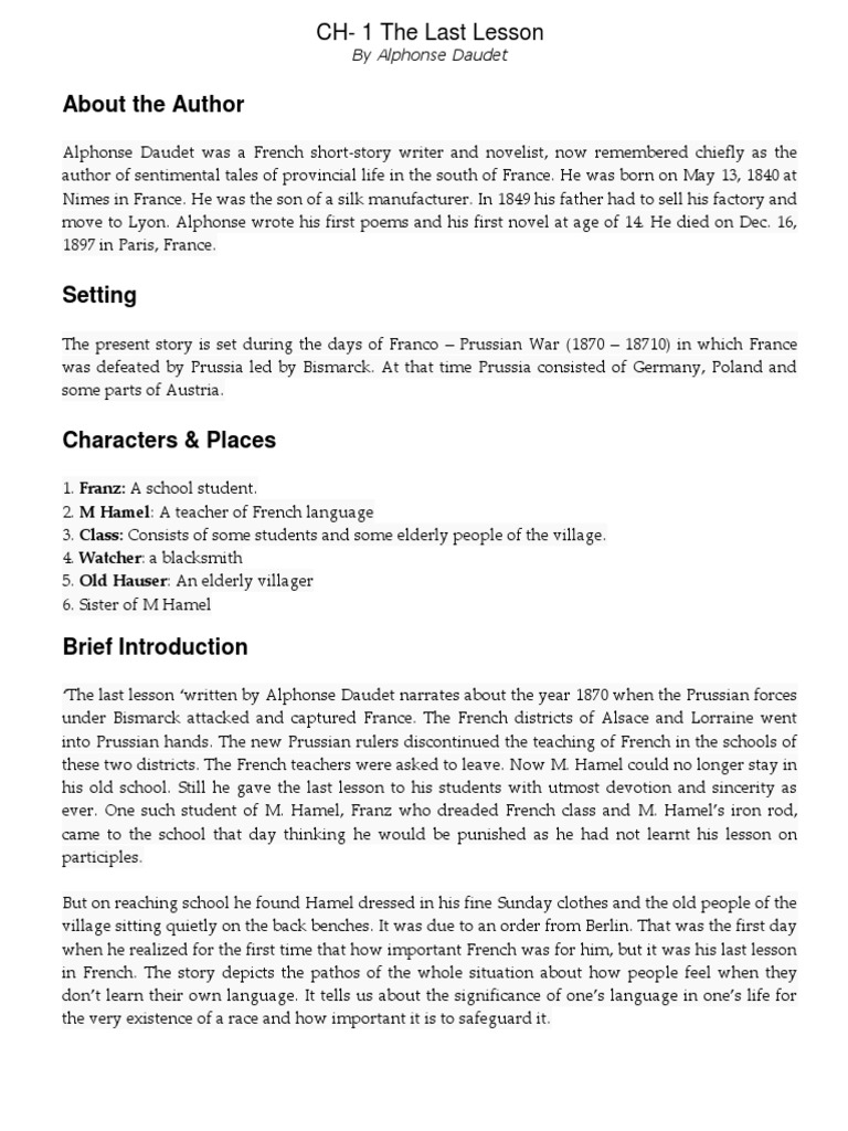 About The Author by Alphonse Daudet PDF