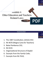 Other Education and Teachers-Related Laws