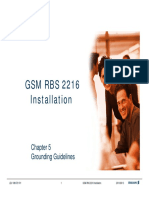 GSM RBS 2216 Installation: Grounding Guidelines