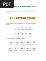 Números del 1 al 100 en letras | PDF | Deportes