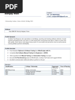 Sanjay Mali: Citizenship: Indian Date of Birth: 30 May 1991