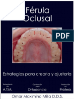 Férula oclusal: estrategias para su confección y ajuste