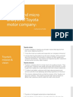 Micro Analysis of Toyoto