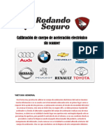 Calibración de Cuerpo de Aceleración Electrónico Sin Scanner RS