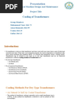 Presentation: Cooling of Transformers