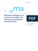 Machine Intelligence in Insurance: Insights For End-To-End Enterprise Transformation