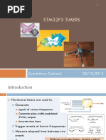 Stm32F3 Timers: Cuauhtémoc Carbajal 22/10/2013