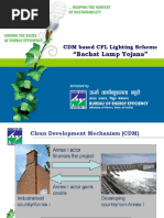 "Bachat Lamp Yojana": CDM Based CFL Lighting Scheme