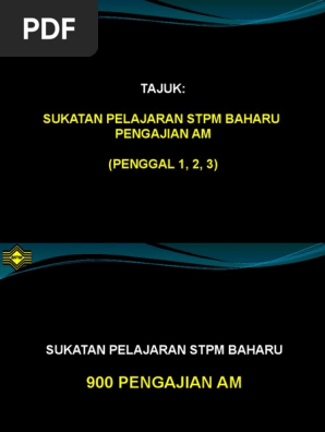 Pengajian Am Stpm Nota Pdf