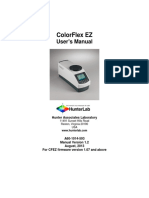 Colorflex Ez User Manual