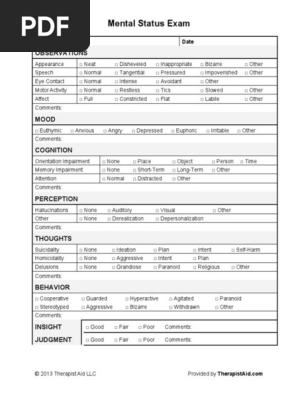 mental status exam template 06