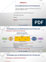 Tecnologías para La Administración de La Producción