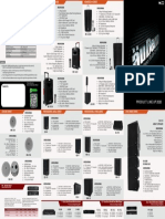 Product Line Up 2020: Specifications Specifications